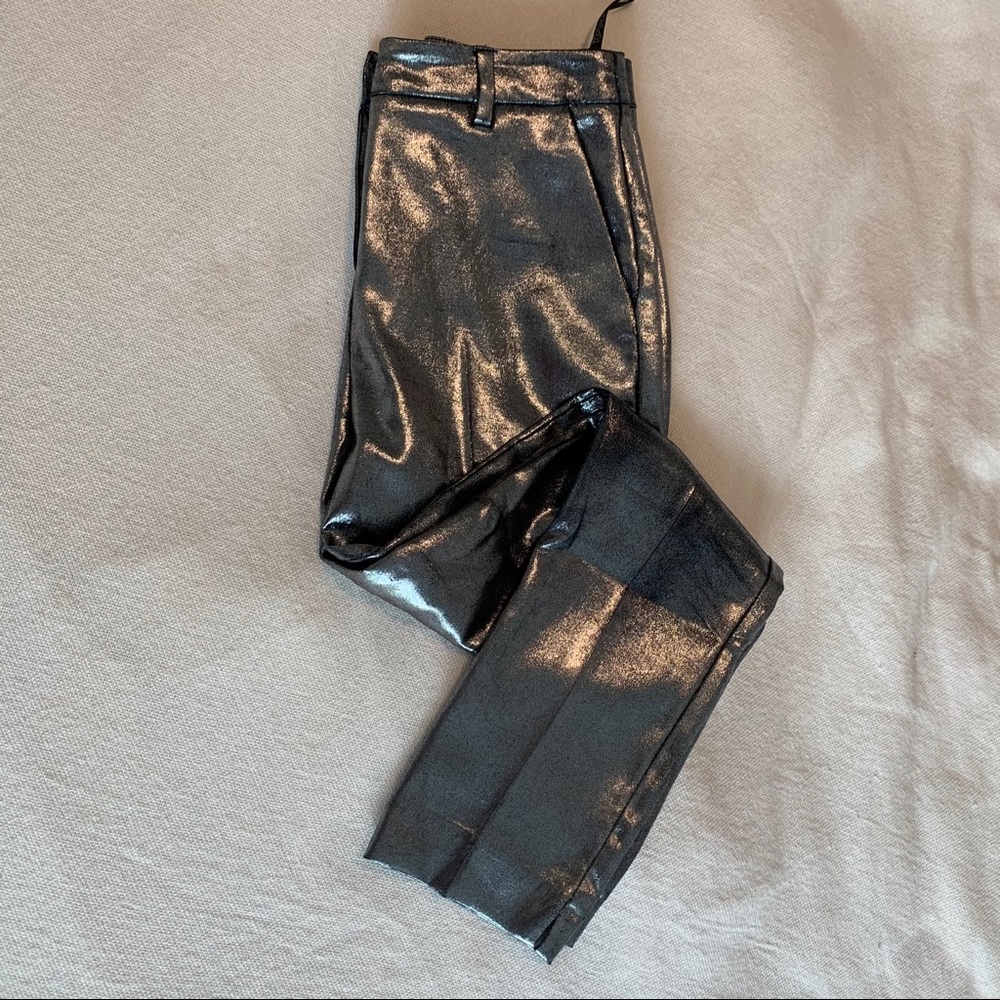 Silver Cigarette Pant